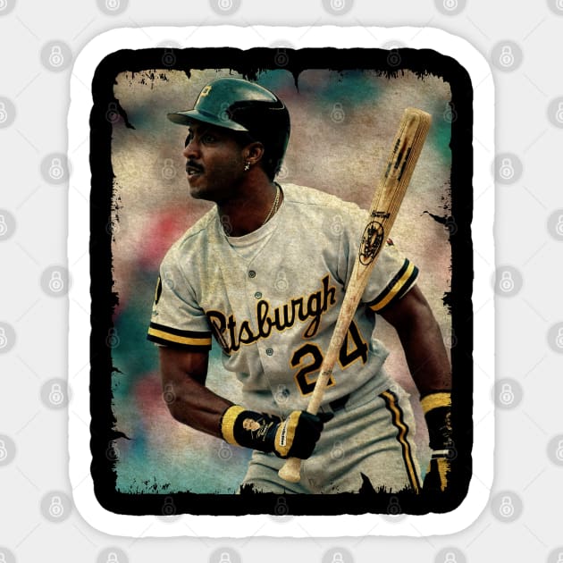 Barry Bonds in Pittsburgh Pirates Sticker by PESTA PORA